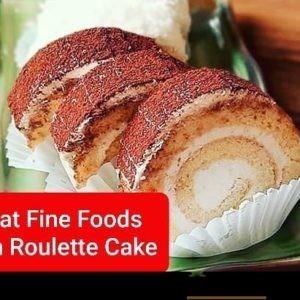 Fresh Roulette Cake Baked on site